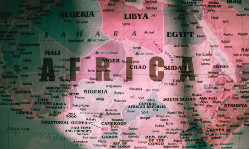 Ilustasi Benua Afrika.