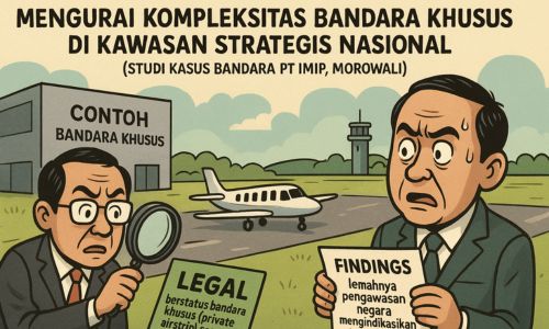 Mengurai Kompleksitas Bandara Khusus di Kawasan Strategis Nasional (Studi Kasus Bandara PT IMIP, Morowali)