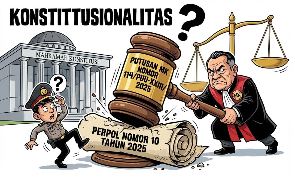 Konstitusionalitas Perpol Nomor 10 Tahun 2025 dalam Kaitan Putusan MK Nomor 114/PUU-XXIII/2025