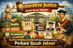 Restorative Justice dalam Kasus Hukum:Analisis terhadap penerbitan SP3 Oleh Polda Metro Jaya AtasPerkara Ijazah Jokowi