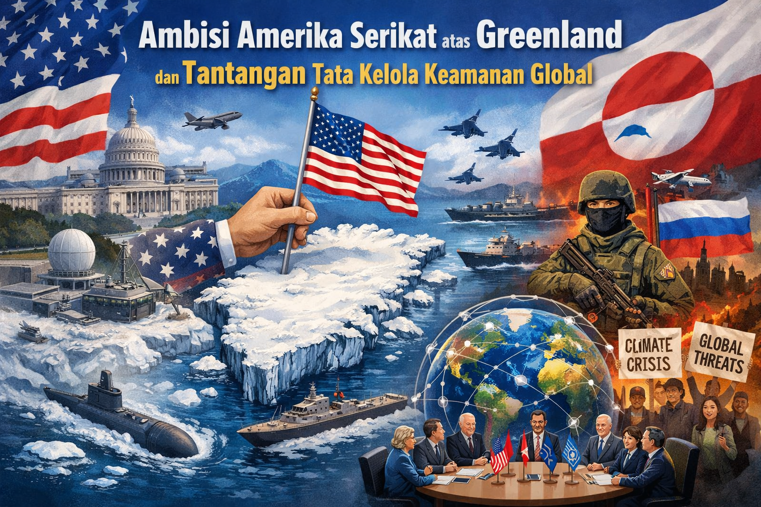 Ambisi Amerika Serikat atas Greenland dan Tantangan Tata Kelola Keamanan Global