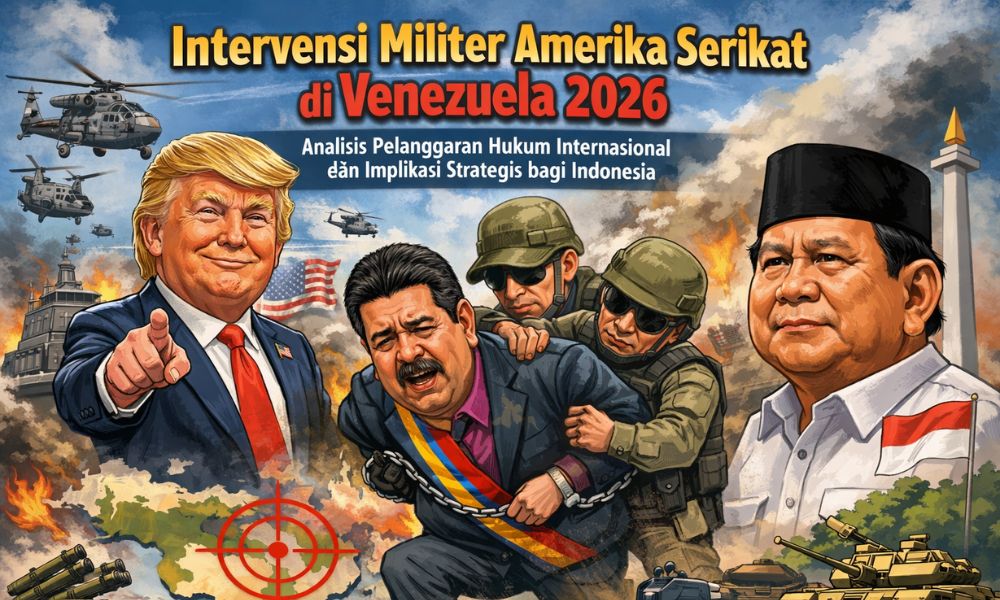 Intervensi Militer Amerika Serikat di Venezuela 2026: Analisis Pelanggaran Hukum Internasional dan Implikasi Strategis bagi Indonesia
