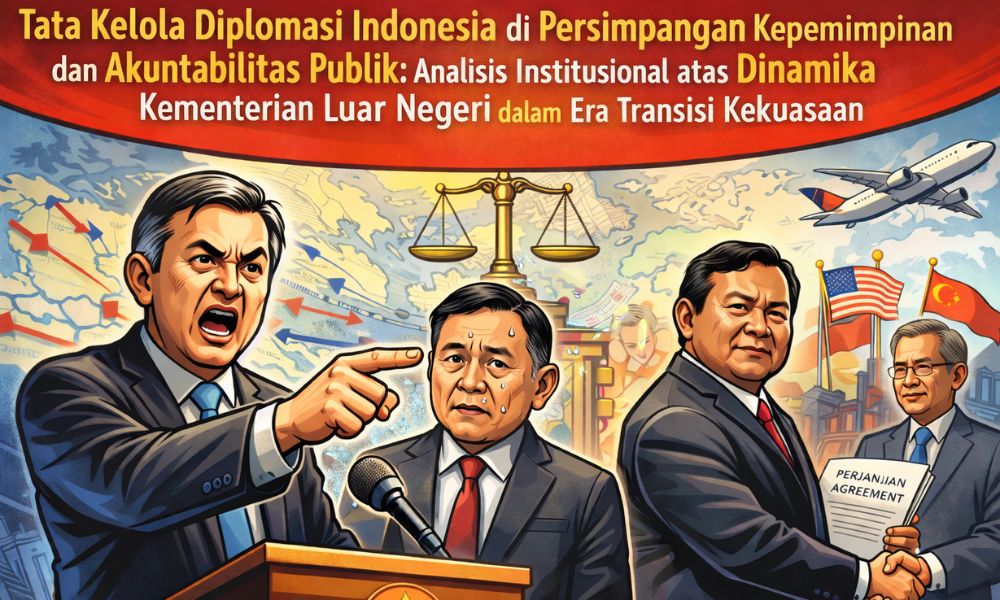 Tata Kelola Diplomasi Indonesia di Persimpangan Kepemimpinan dan Akuntabilitas Publik: Analisis Institusional atas Dinamika Kementerian Luar Negeri dalam Era Transisi Kekuasaan