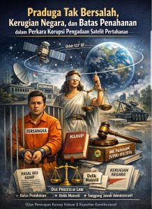 Praduga Tak Bersalah, Kerugian Negara, dan Batas Penahanan dalam Perkara Korupsi Pengadaan Satelit Pertahanan