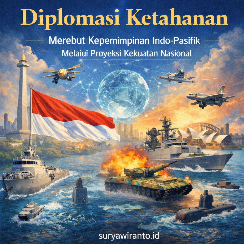 Diplomasi Ketahanan: Merebut Kepemimpinan Indo-Pasifik Mmelalui Proyeksi Kekuatan Nasional                                                    
