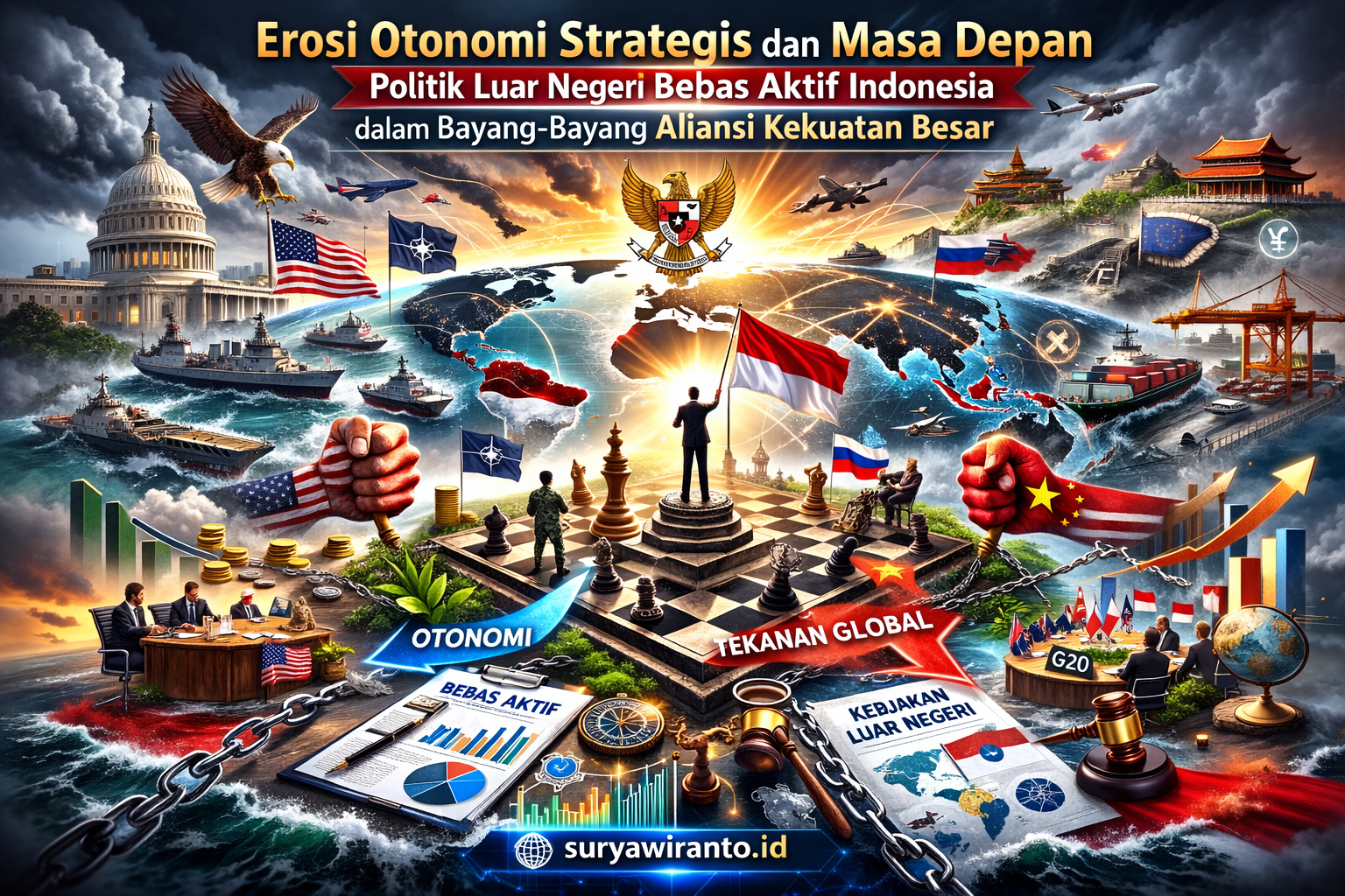 Erosi Otonomi Strategis dan Masa Depan Politik Luar Negeri Bebas Aktif Indonesia dalam Bayang-Bayang Aliansi Kekuatan Besar