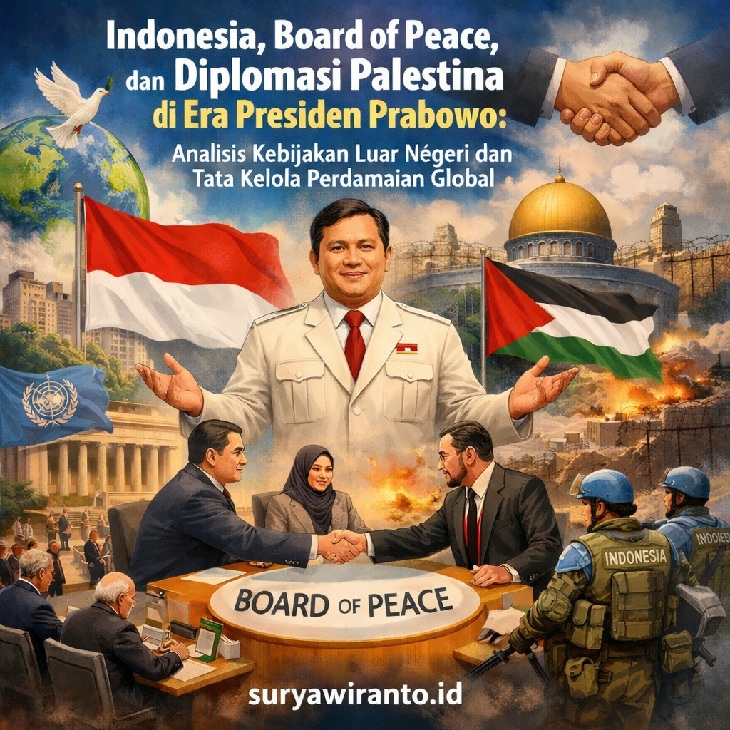 Indonesia, Board of Peace, dan Diplomasi Palestina di Era Presiden Prabowo: Analisis Kebijakan Luar Negeri dan Tata Kelola Perdamaian Global