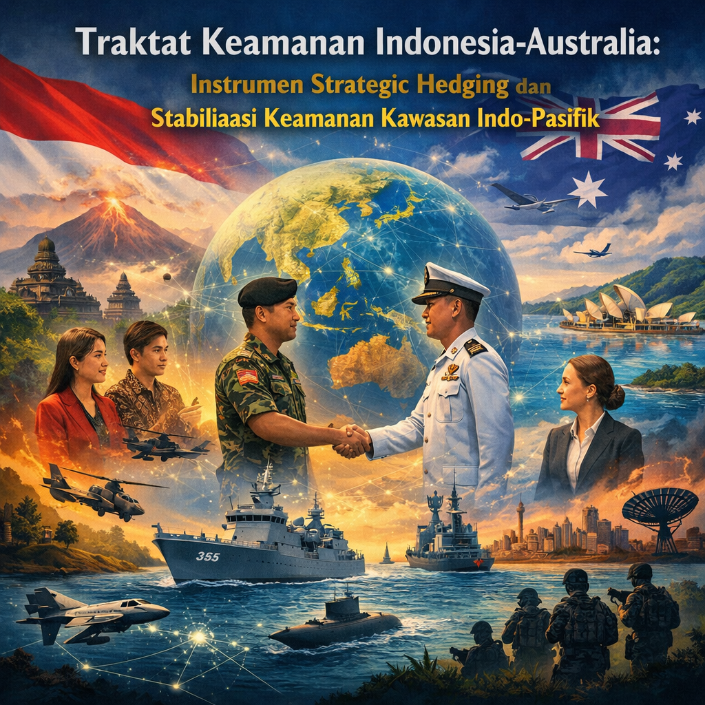 Traktat Keamanan Indonesia-Australia: Instrumen Strategic Hedging dan Stabilisasi Keamanan Kawasan Indo-Pasifik