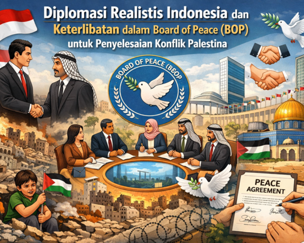 Diplomasi Realistis Indonesia dan Keterlibatan dalam Board of Peace (BOP) untuk Penyelesaian Konflik Palestina