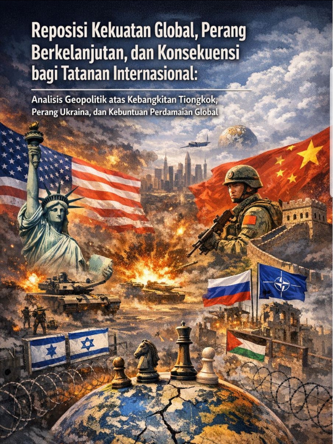 Reposisi Kekuatan Global, Perang Berkelanjutan, dan Konsekuensi bagi Tatanan Internasional: Analisis Geopolitik atas Kebangkitan Tiongkok, Perang Ukraina, dan Kebuntuan Perdamaian Global