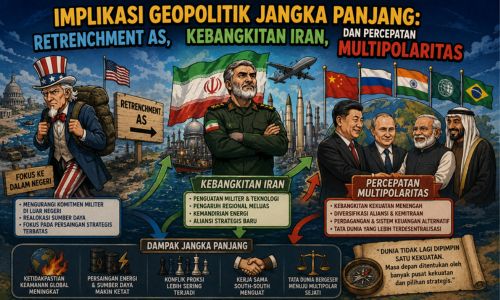Implikasi Geopolitik Jangka Panjang: Retrenchment AS, Kebangkitan Iran, dan Percepatan Multipolaritas