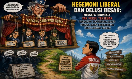 Hegemoni Liberal dan Delusi Besar: Mengapa Indonesia Tak Perlu Terjebak Panggung Sandiwara Kuasa