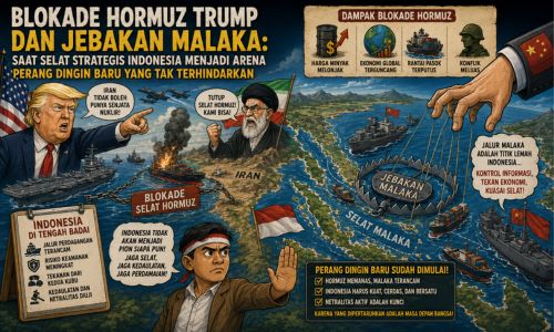 Blokade Hormuz Trump dan Jebakan Malaka: Saat Selat Strategis Indonesia Menjadi Arena Perang Dingin Baru yang Tak Terhindarkan